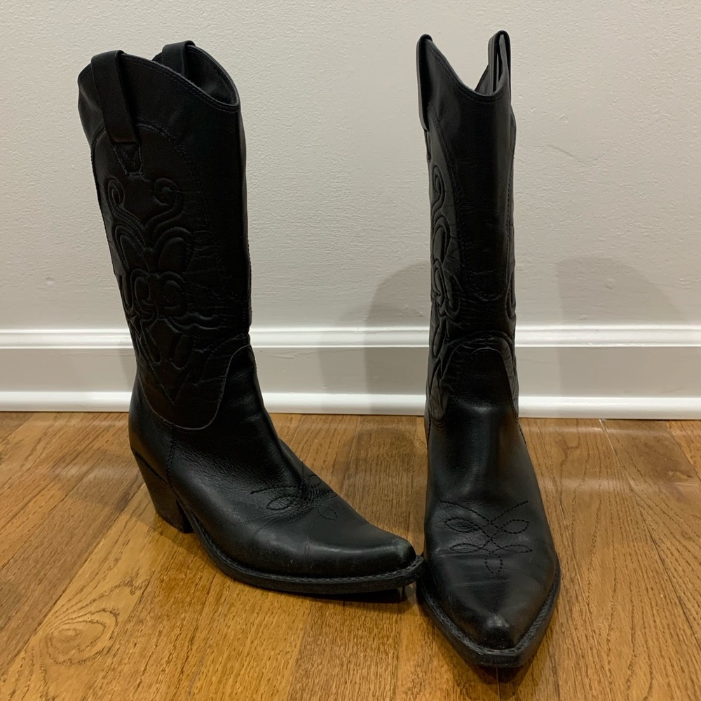 Black Cowboy Boots